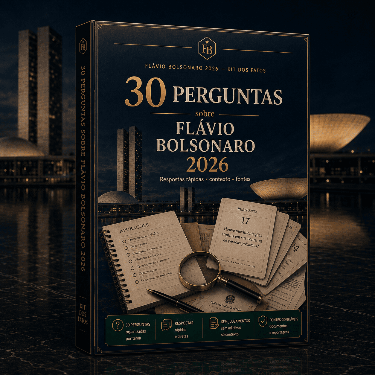 30 Perguntas — Flávio Bolsonaro 2026